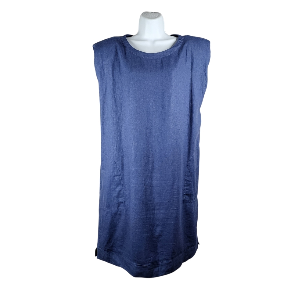 SINGLE THREAD LINEN BLEND DRESS